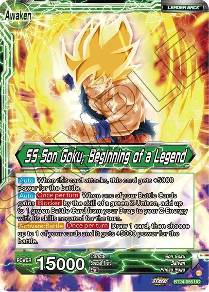 Son Goku // SS Son Goku, Beginning of a Legend (Collector Booster Foil)