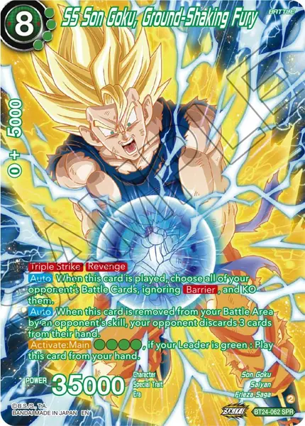 SS Son Goku, Ground-Shaking Fury (SPR)