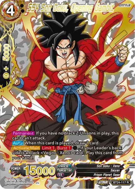 SS4 Son Goku, Opening Gambit (Collector Booster Gold)
