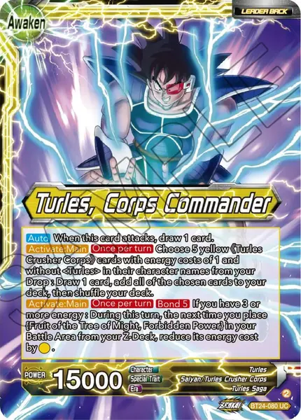 Turles // Turles, Corps Commander