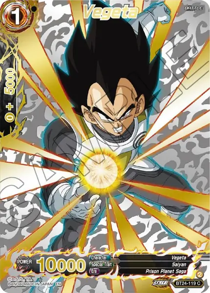 Vegeta (Collector Booster Gold)