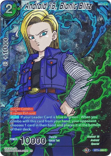 Android 18, Bionic Blitz