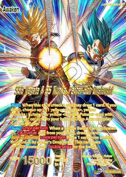 Trunks // SSB Vegeta & SS Trunks, Father-Son Onslaught