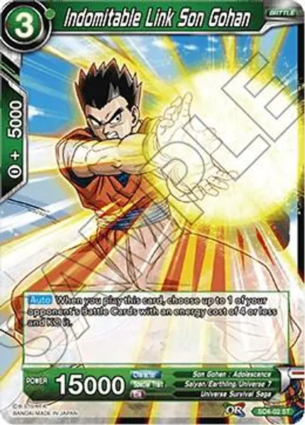 Indomitable Link Son Gohan