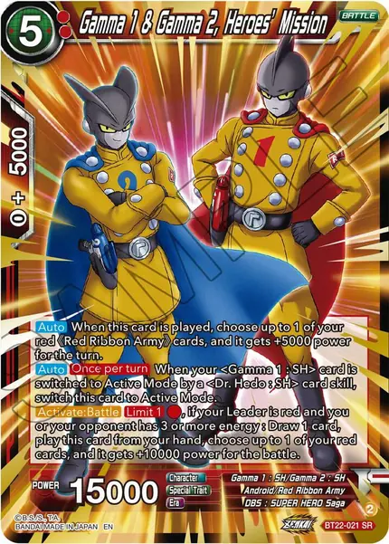 Gamma 1 & Gamma 2, Heroes' Mission