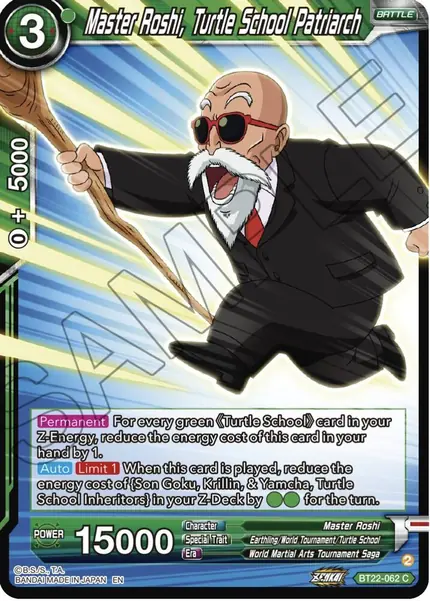 Master Roshi, Turtle school Patriarch