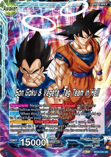 Son Goku // Son Goku & Vegeta, Tag Team in Hell