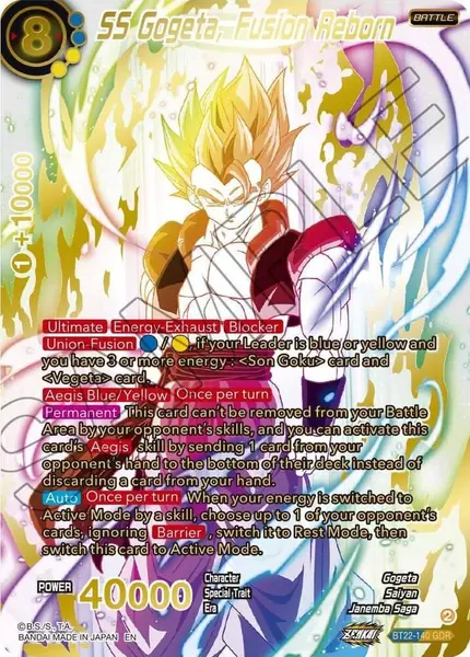 SS Gogeta, Fusion Reborn (GDR)
