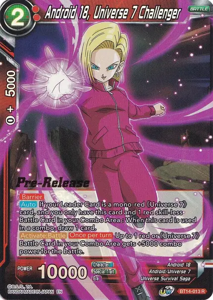 Android 18, Universe 7 Challenger