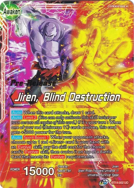 Jiren // Jiren, Blind Destruction
