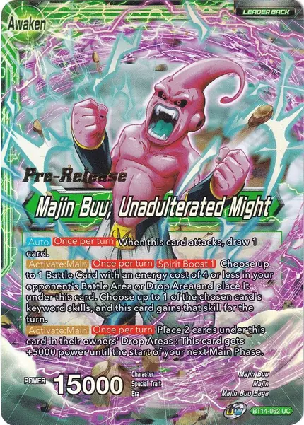 Majin Buu // Majin Buu, Unadulterated Might