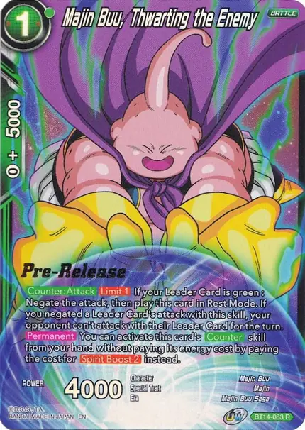 Majin Buu, Thwarting the Enemy