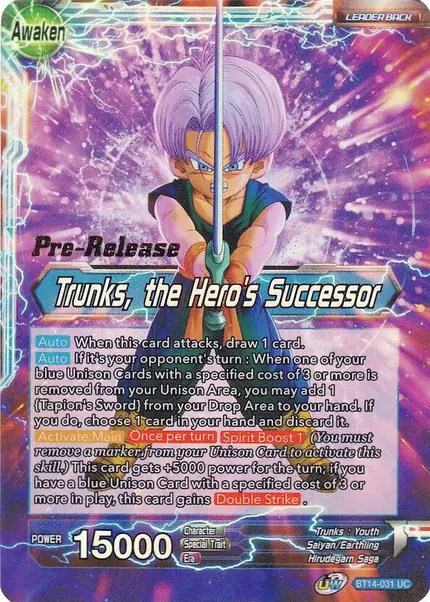 Trunks // Trunks, the Hero's Successor
