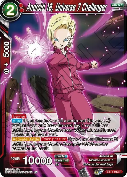 Android 18, Universe 7 Challenger