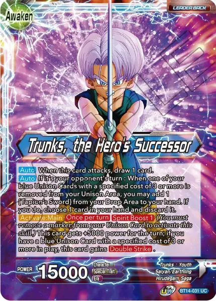 Trunks // Trunks, the Hero's Successor