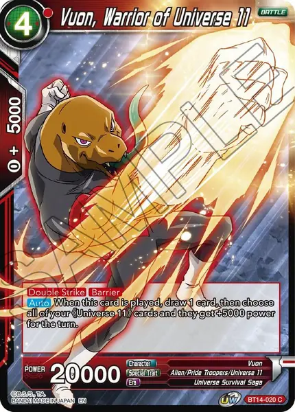 Vuon, Warrior of Universe 11