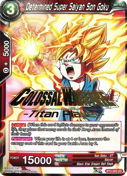 Determined Super Saiyan Son Goku (Titan Player Stamped)