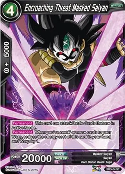 Encroaching Threat Masked Saiyan