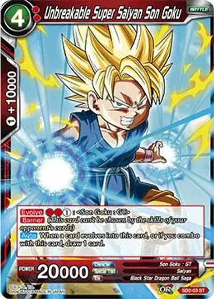 Unbreakable Super Saiyan Son Goku