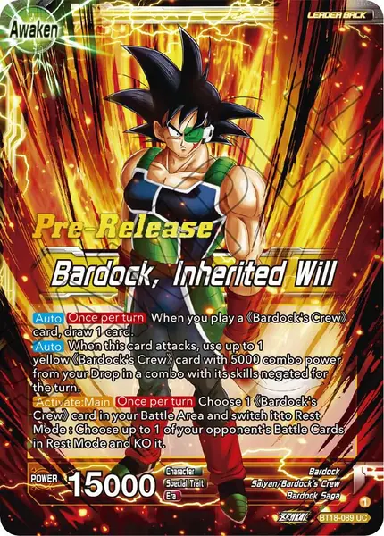 Bardock's Crew // Bardock, Inherited Will