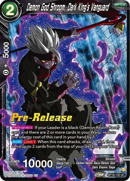 Demon God Shroom, Dark King's Vanguard