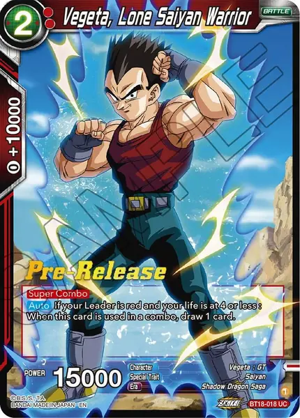 Vegeta, Lone Saiyan Warrior