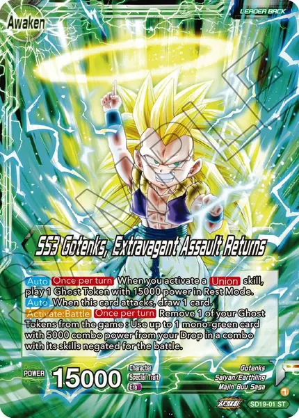 Gotenks // SS3 Gotenks, Extravagant Assault Returns (Silver Foil)