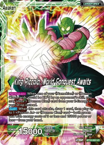 King Piccolo // King Piccolo, World Conquest Awaits