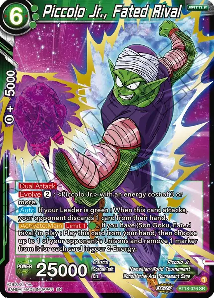 Piccolo Jr., Fated Rival