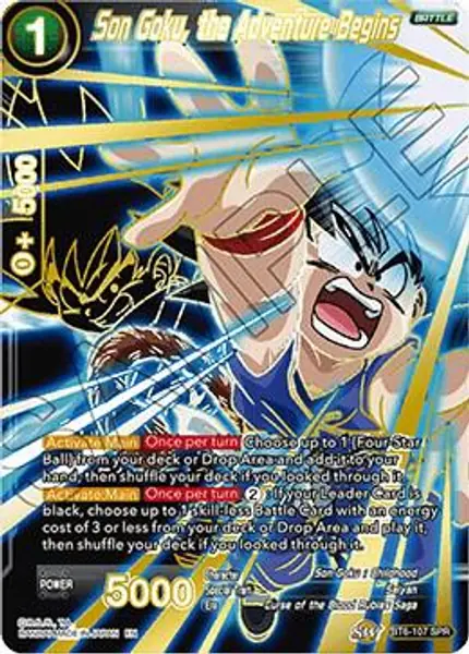 Son Goku, the Adventure Begins (SPR)