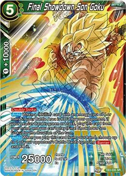Final Showdown Son Goku (Shatterfoil)