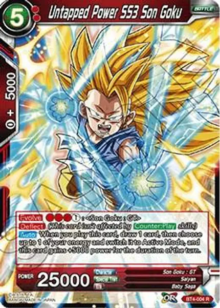 Untapped Power SS3 Son Goku (Shatterfoil)