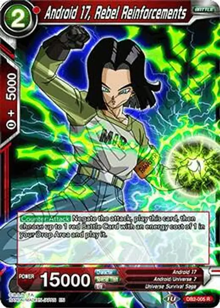 Android 17, Rebel Reinforcements