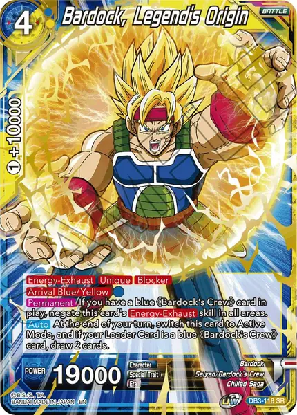 Bardock, Legend's Origin