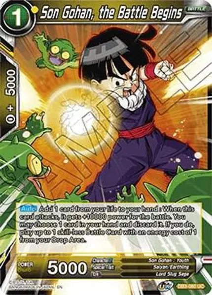 Son Gohan, the Battle Begins