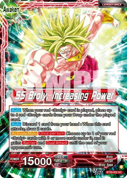 Broly // SS Broly, Increasing Power