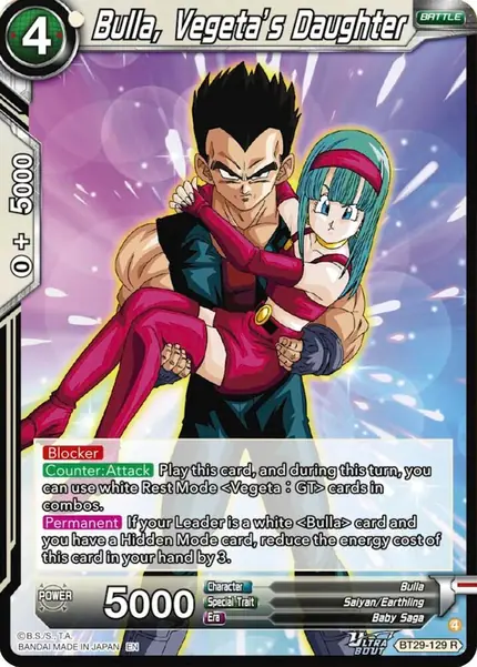 Bulla, Vegeta's Daughter