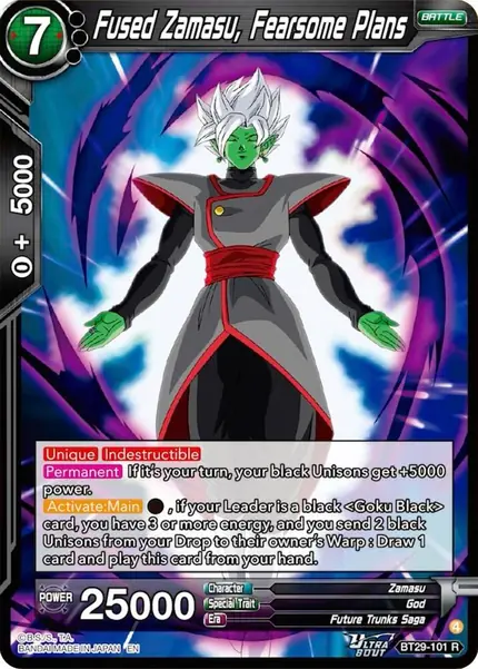 Fused Zamasu, Fearsome Plans