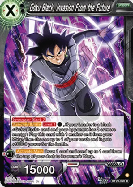 Goku Black, Invasion From the Future