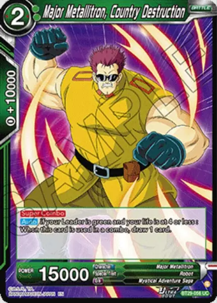Major Metallitron, Country Destruction