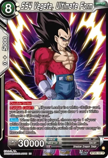SS4 Vegeta, Ultimate Form