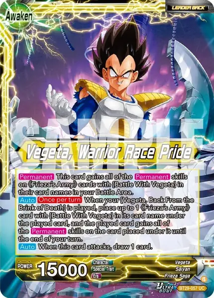 Vegeta // Vegeta, Warrior Race Pride
