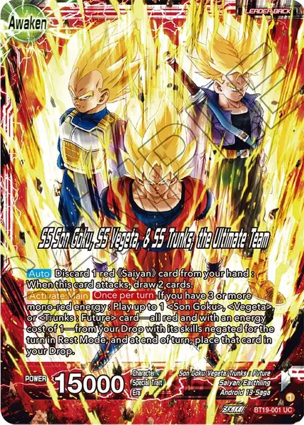 Son Goku & Vegeta & Trunks // SS Son Goku, SS Vegeta, & SS Trunks, the Ultimate Team