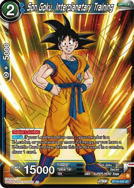 Son Goku, Interplanitary Training