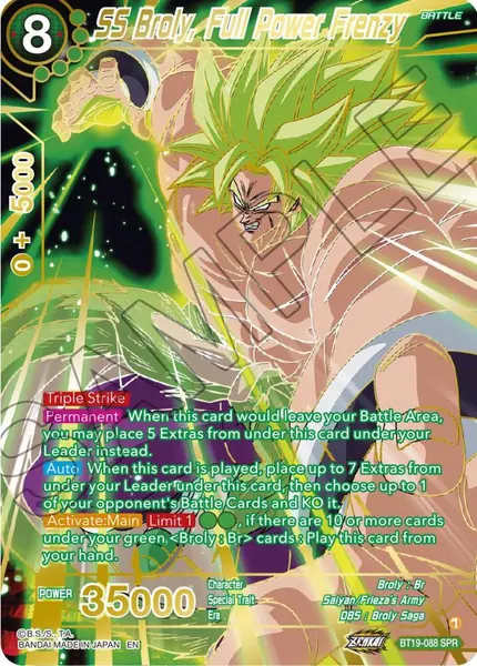 SS Broly, Full Power Frenzy (SPR)