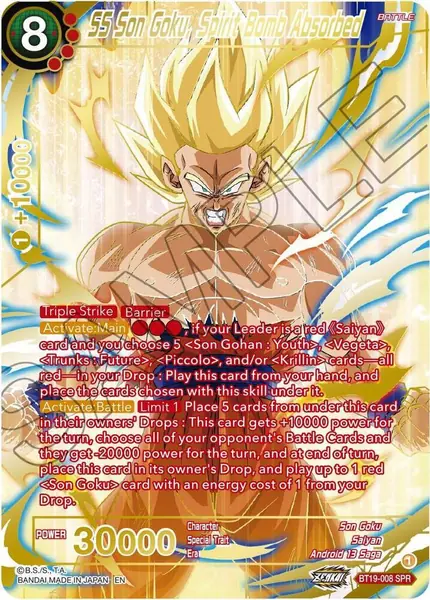SS Son Goku, Spirit Bomb Absorbed (SPR)