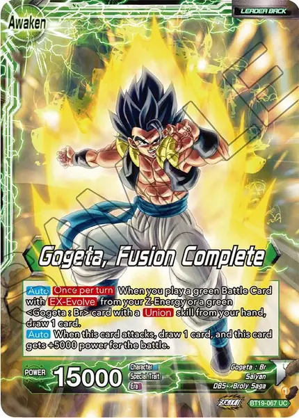 Veku // Gogeta, Fusion Complete