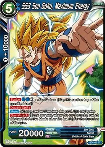 SS3 Son Goku, Maximum Energy