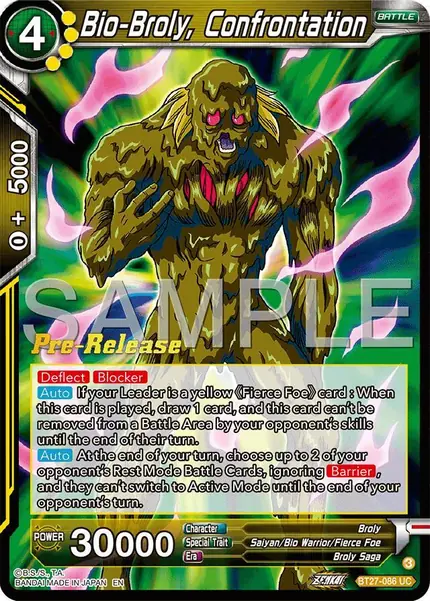Bio-Broly, Confrontation