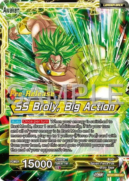 Broly // SS Broly, Big Action